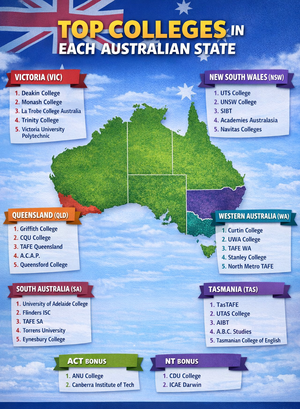 Top 5 college in Australia by state e1767918265419