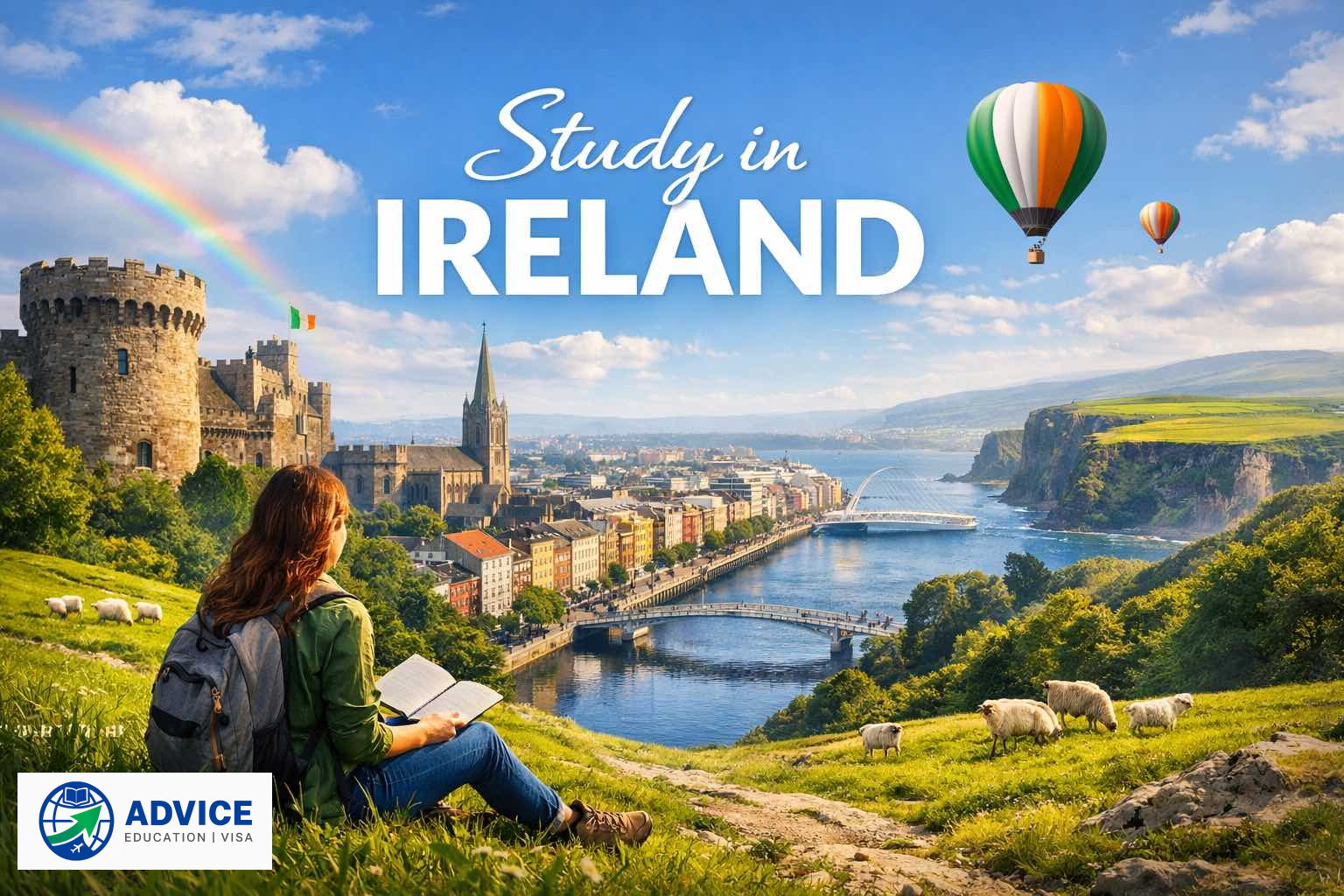Study in Ireland for international students – universities in Dublin Ireland with student support from Advice Education & Visa Services